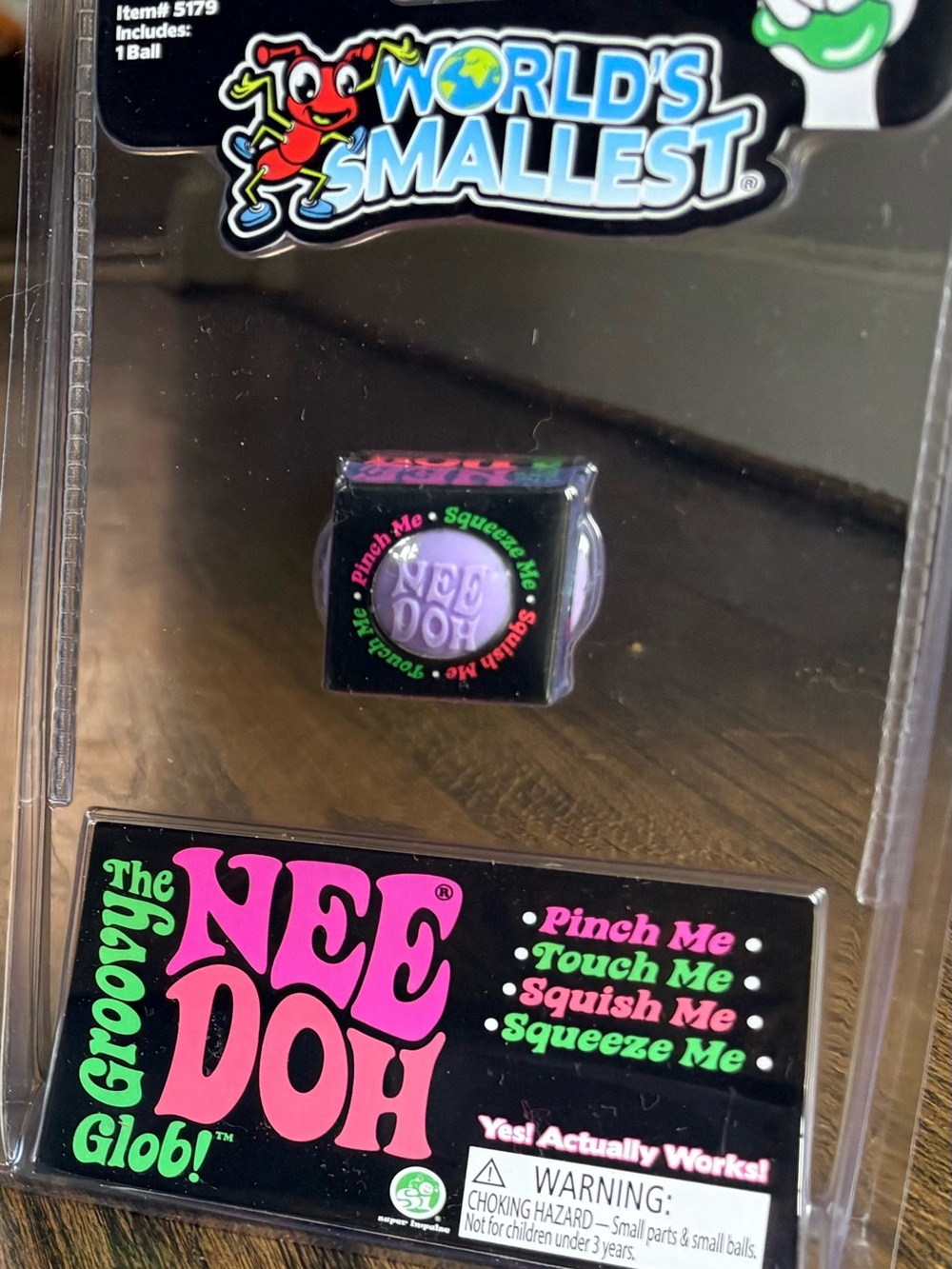 Needoh Worlds Smallest Groovy Glob! - purple
